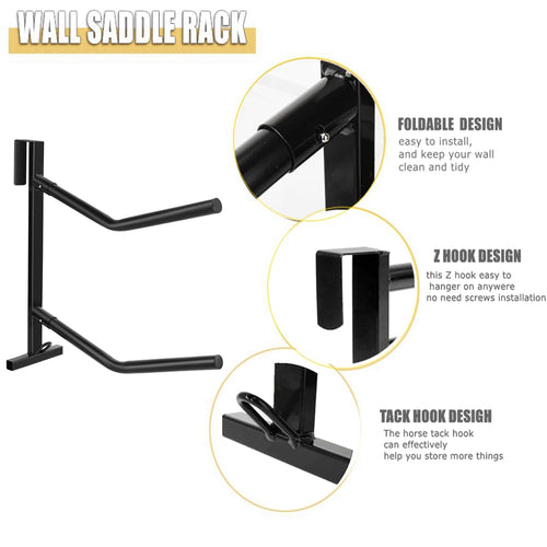 2 Pack Heavy Duty Portable Saddle Rack P446