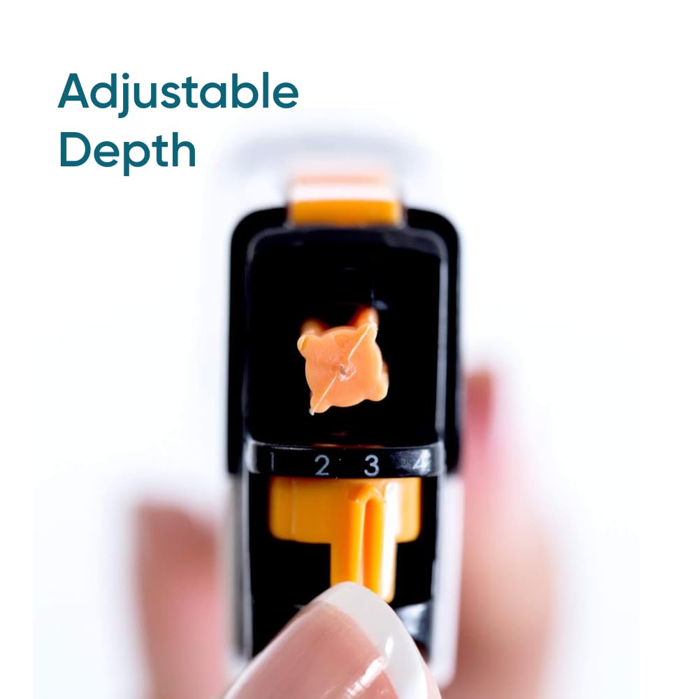 Black Diabetes Travel Case and 100 Sterile Lancets I621332