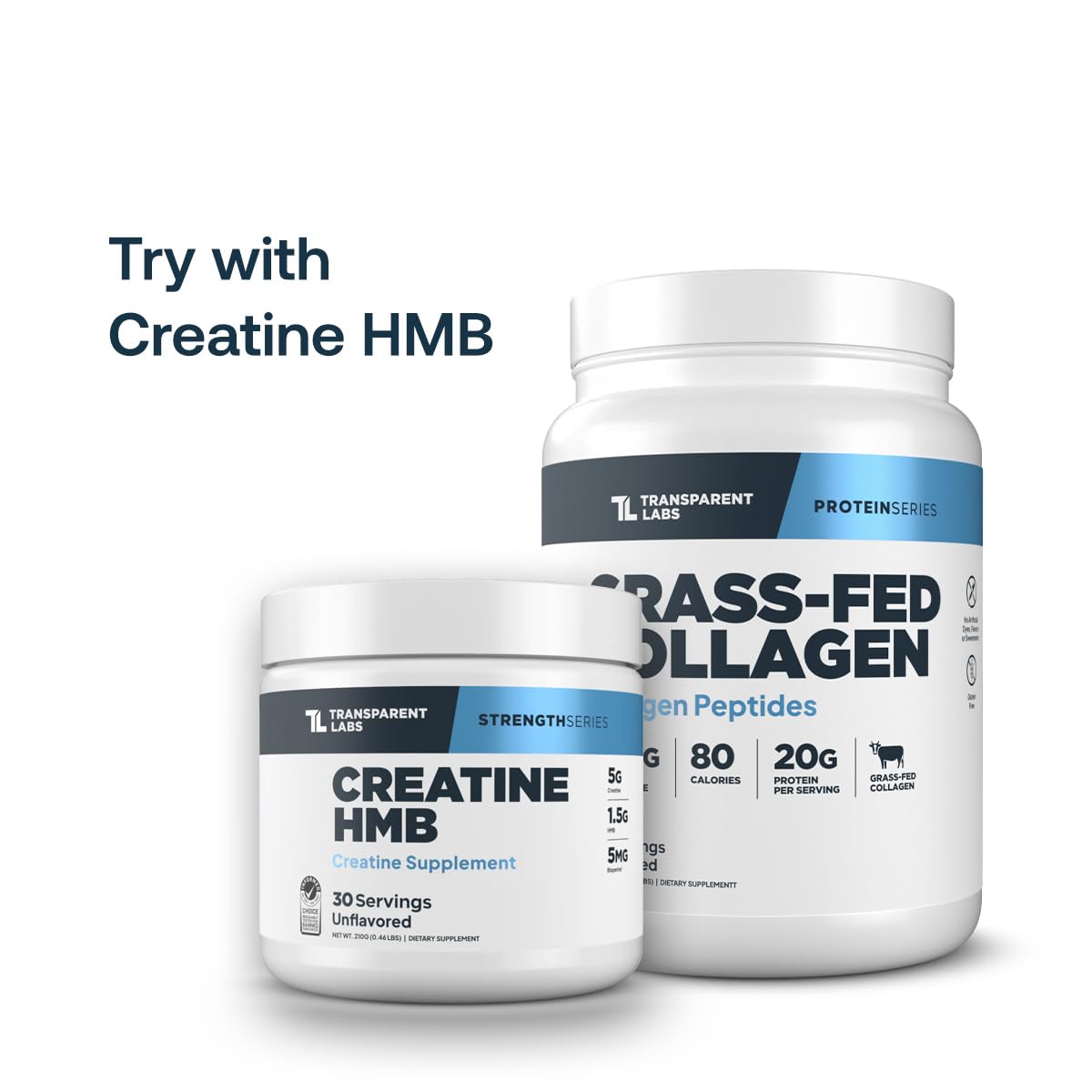 Grass-Fed Collagen Peptides, 30 Servings, Unflavored U1430