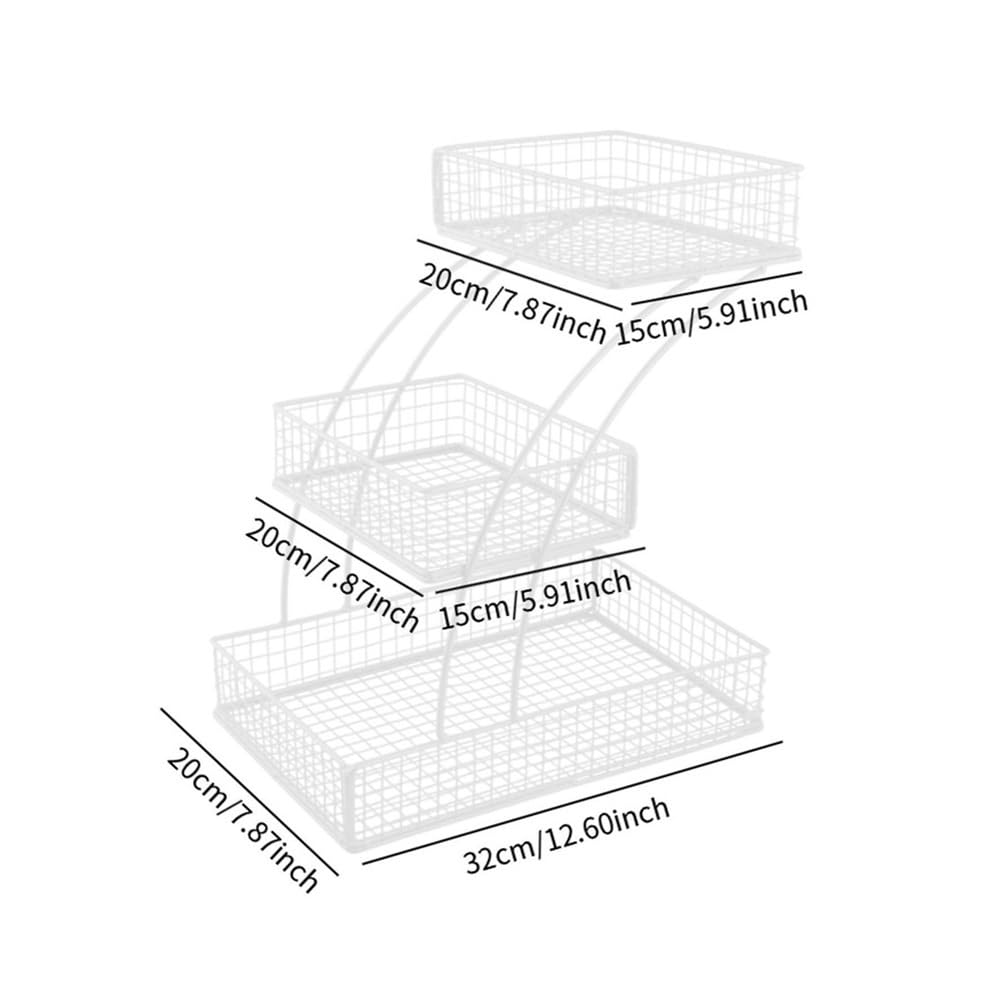 3 Tier Wire Fruit Basket N635