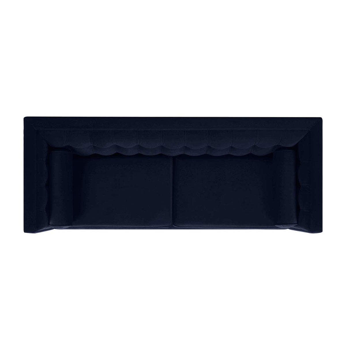 Dark Navy Blue Performance Velvet Tufted Sofa A303638