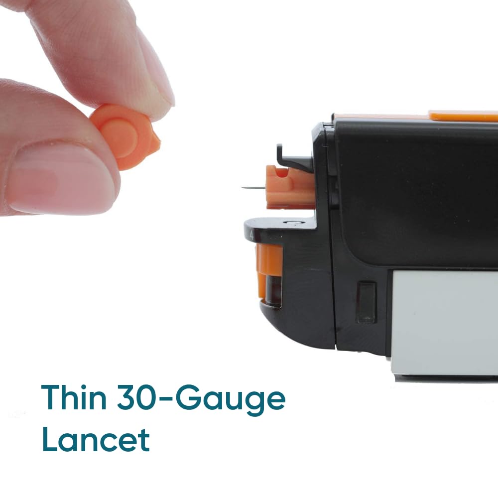 Black Diabetes Travel Case and 100 Sterile Lancets I621332