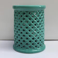 White Ceramic Decorative Garden Stool M9201