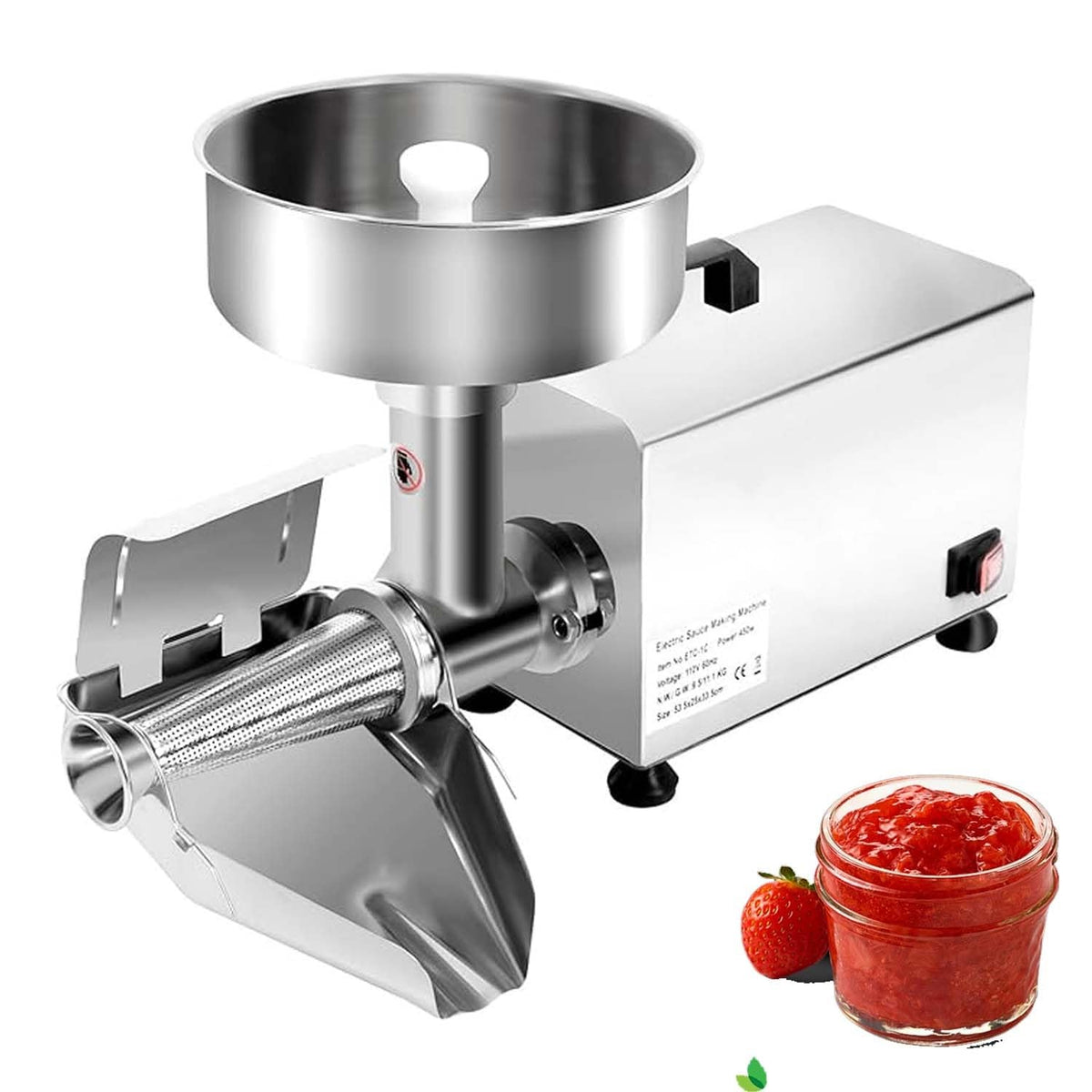 450W Electric Stainless Steel Tomato Strainer J200