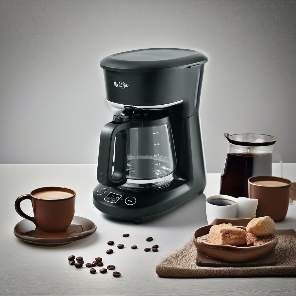 12-Cup Programmable Coffeemaker Black J52565