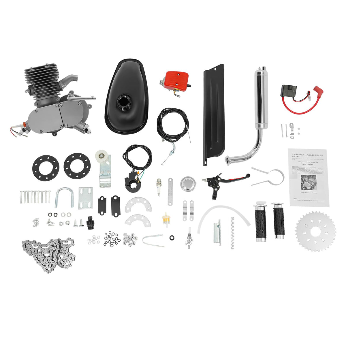2 Stroke 100cc Bike Engine Kit with Air-Cooling System B52517