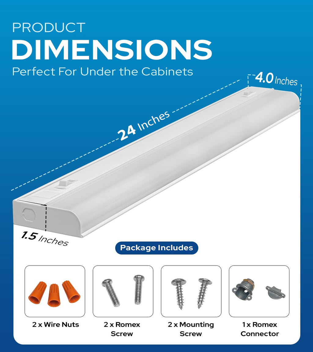 24" Hardwired Under Cabinet Lighting F68473
