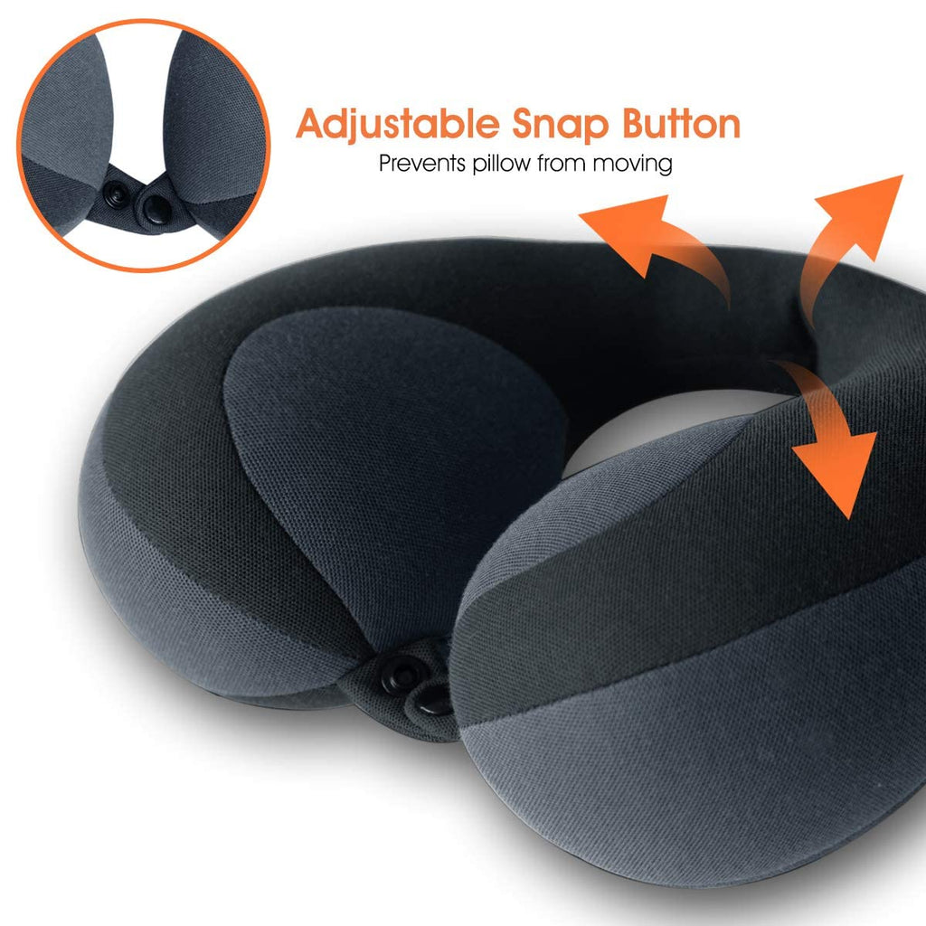 Kids Travel Neck Pillow Black Z812121