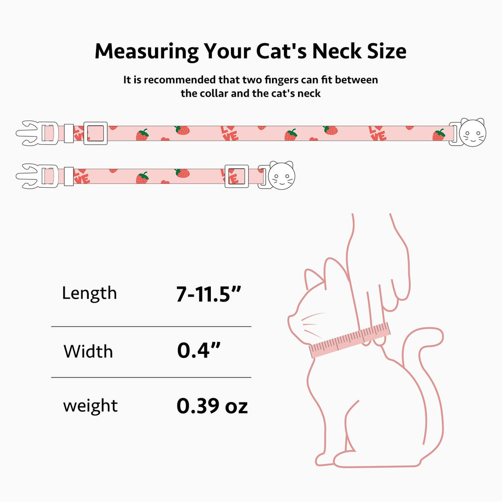 2 Pack Cotton Cat Collar S55365