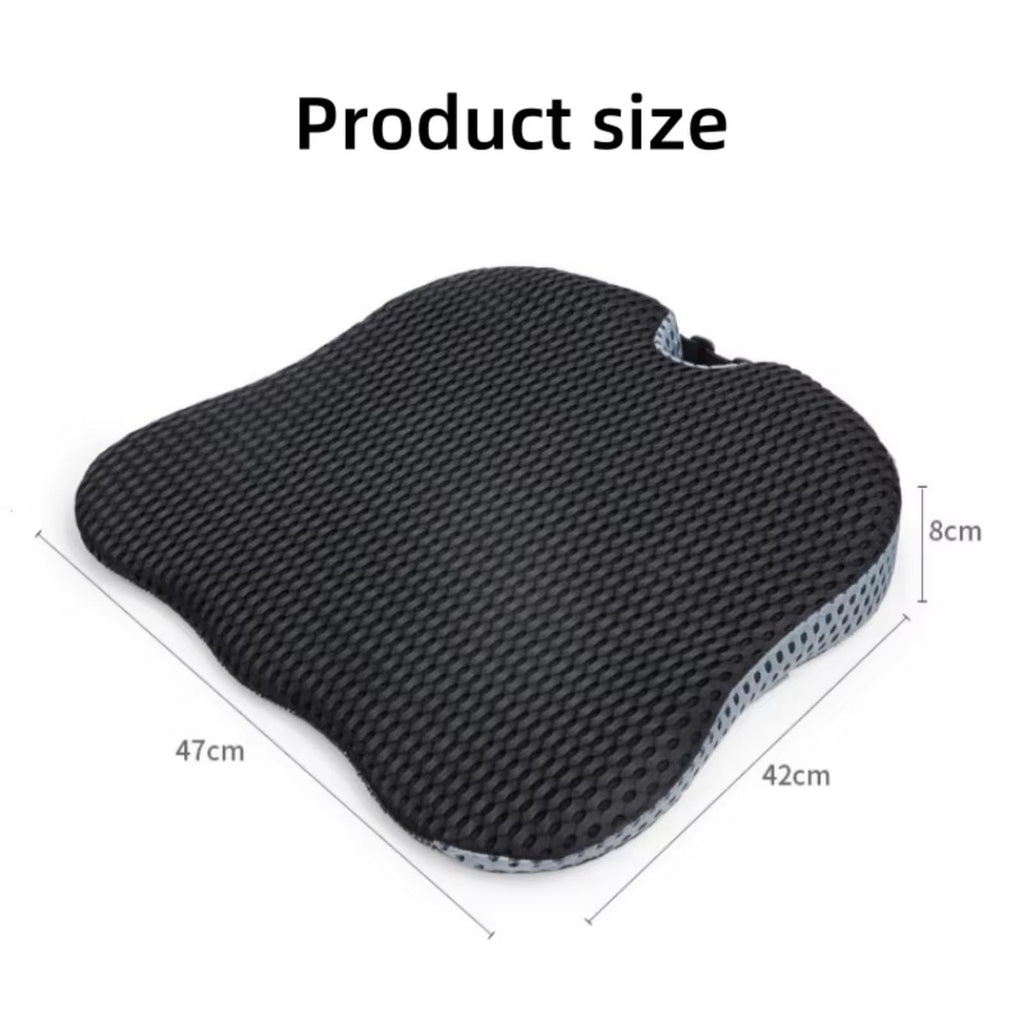 Memory Foam Grey Car Seat Booster Cushion X380625