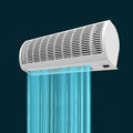 2-Speed Air Curtain Machine with Remote Control N388442