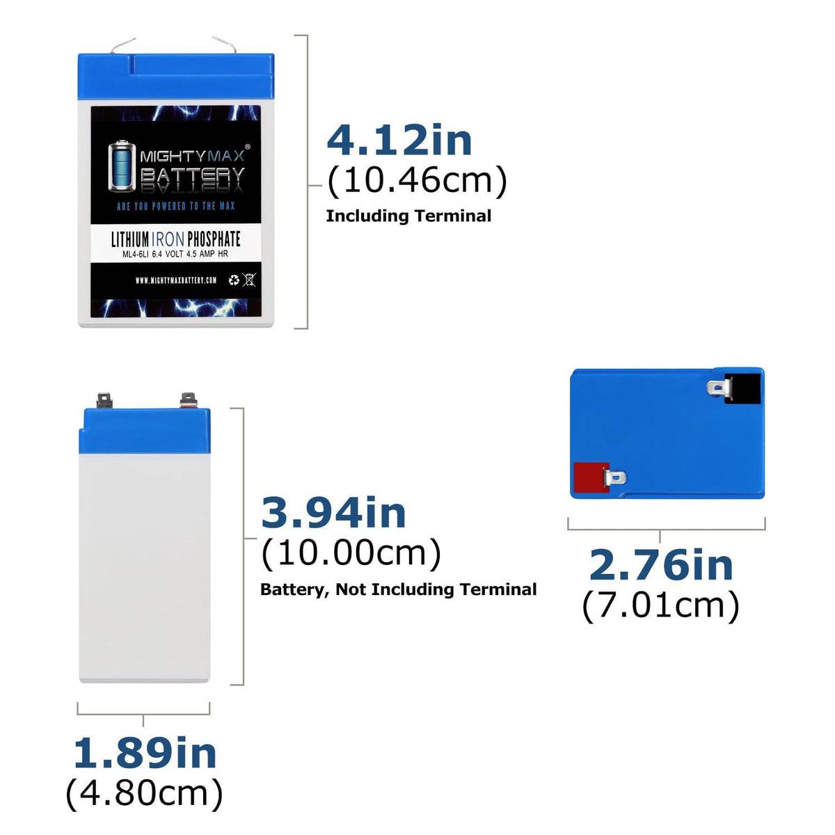 6V 4.5AH Lithium Replacement Battery U986242