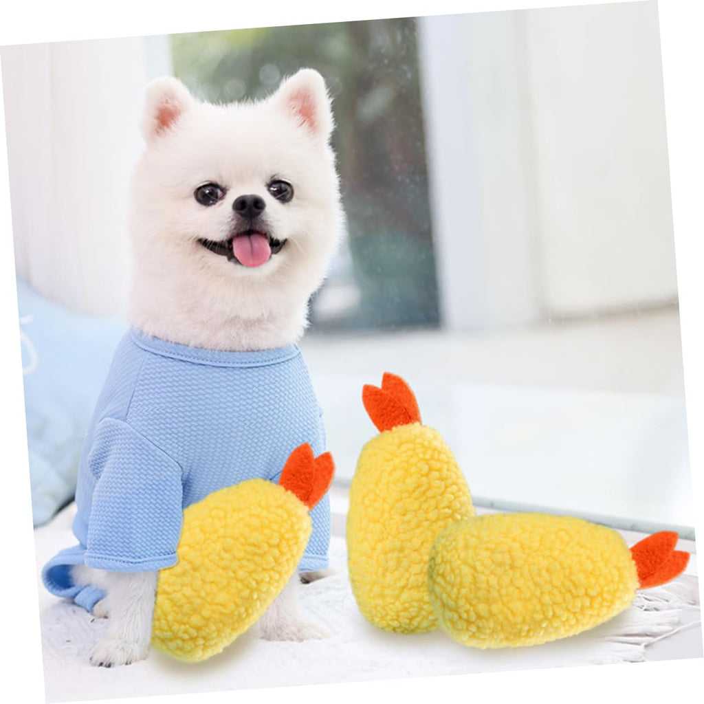2 Pack Plush Squeaky Dog Toy K5287