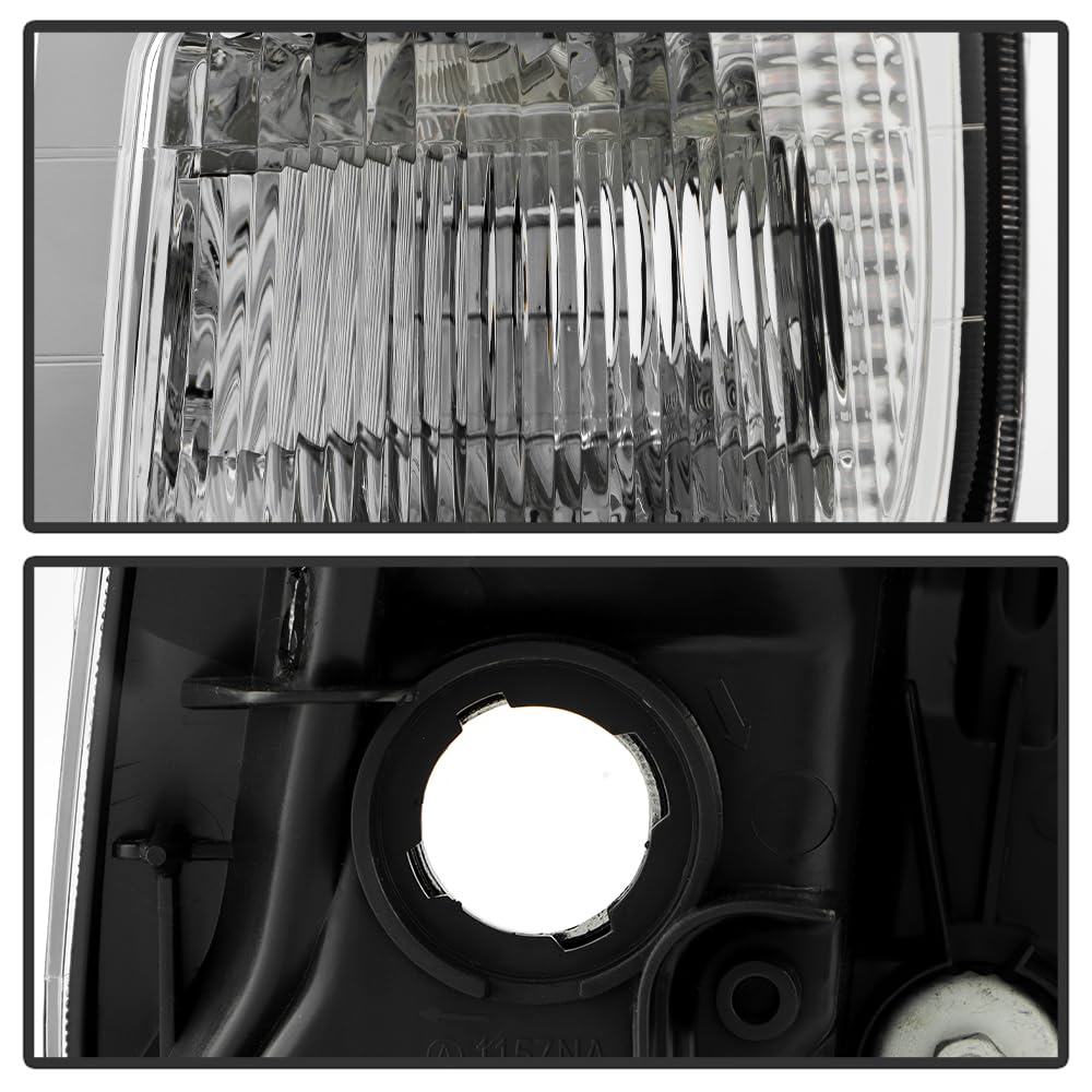 Black Headlights Headlamps Pair Replacement Left+Right H31276