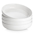 48 Oz White Ceramic Pasta Bowls Set of 4 L6995