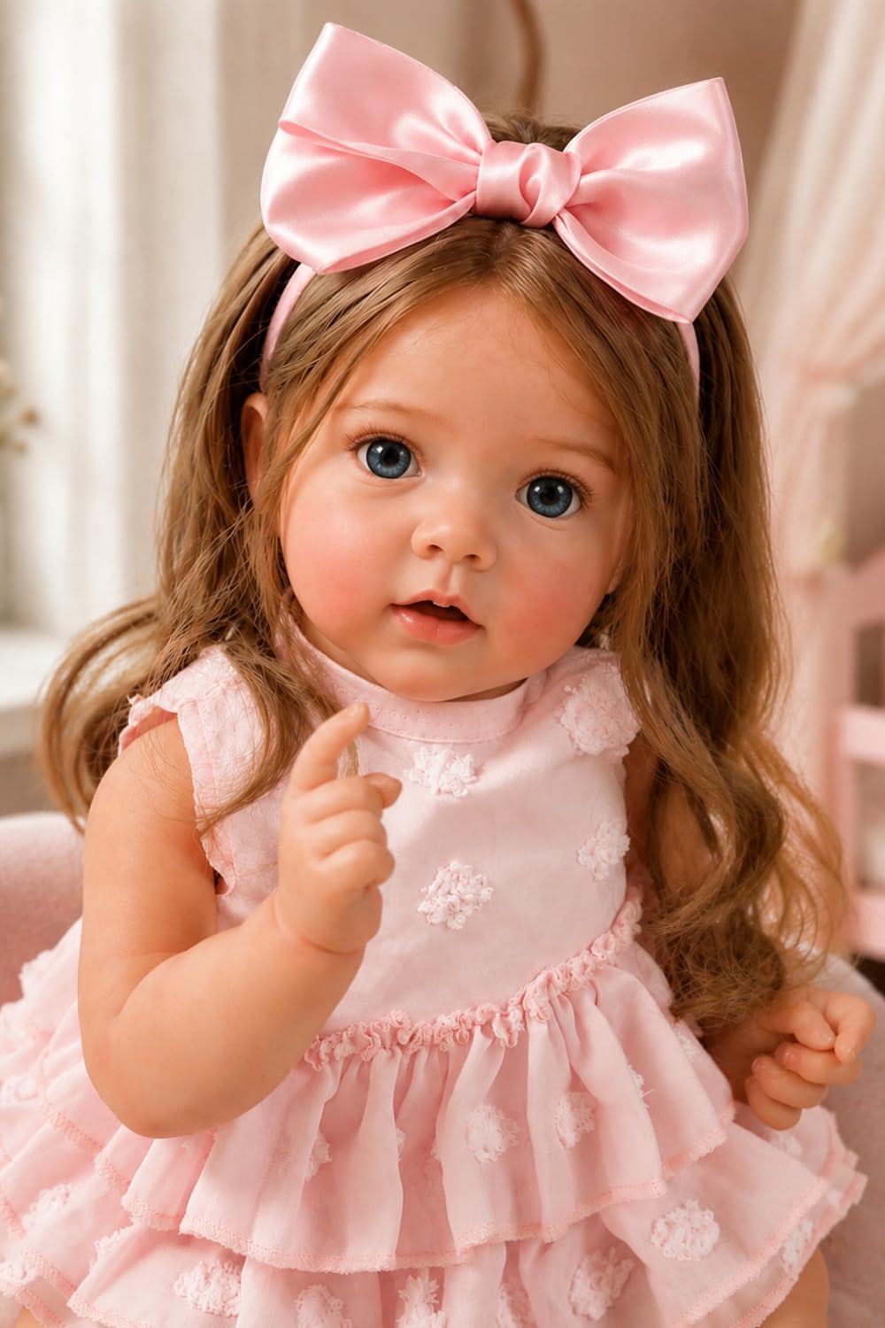 20 Inch Realistic Lifelike Newborn Baby Dolls with Soft Vinyl Body Y3182