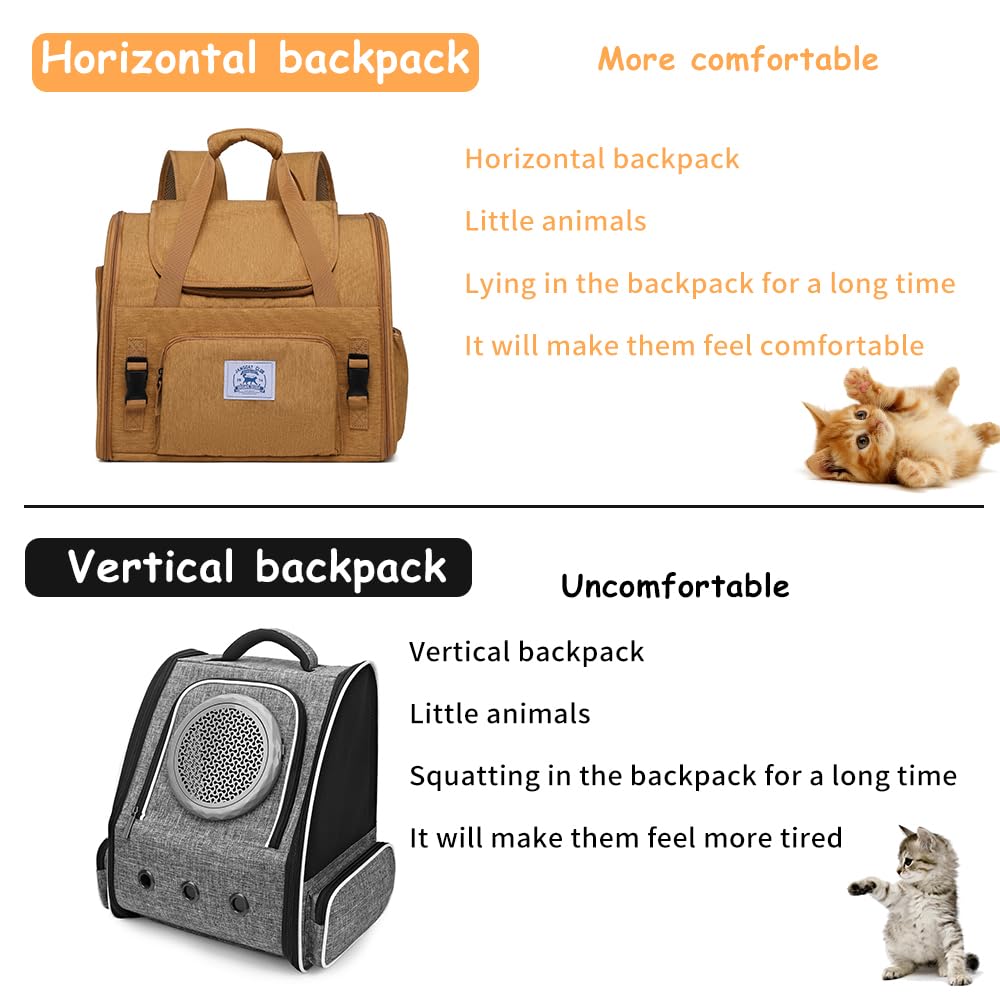 Breathable Collapsible Pet Backpack Carrier W16787