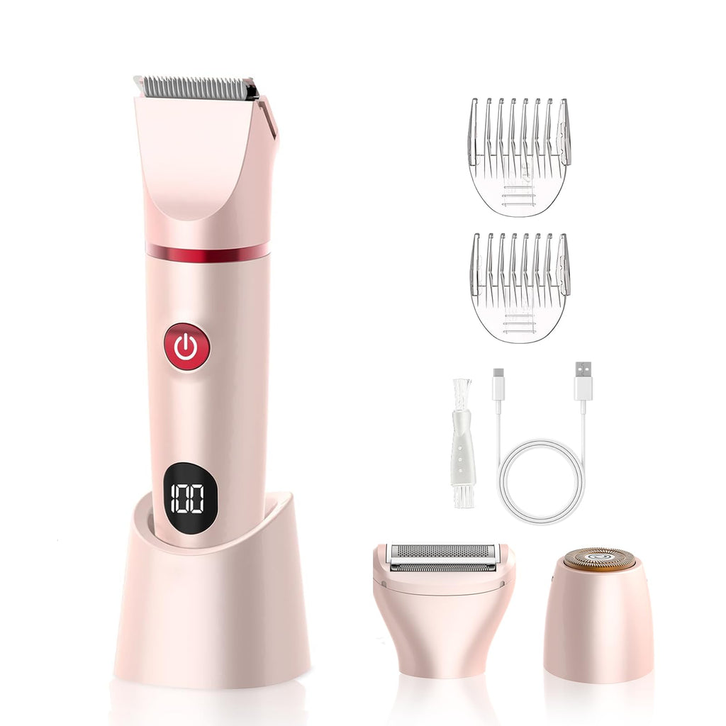 3-in-1 Rechargeable Waterproof Bikini Trimmer K516
