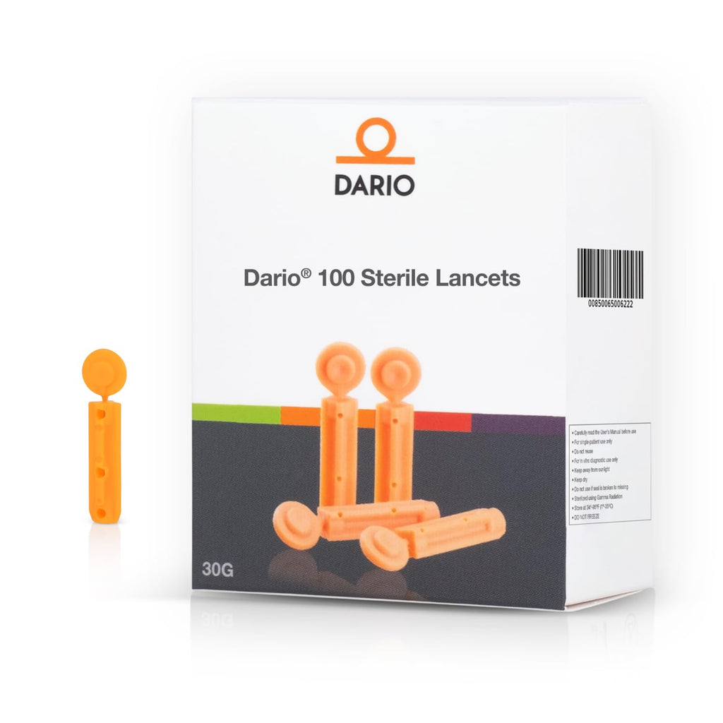 Black Diabetes Travel Case and 100 Sterile Lancets I621332