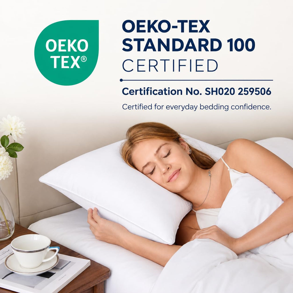 King Size Set of 2 Bed Pillows E7555