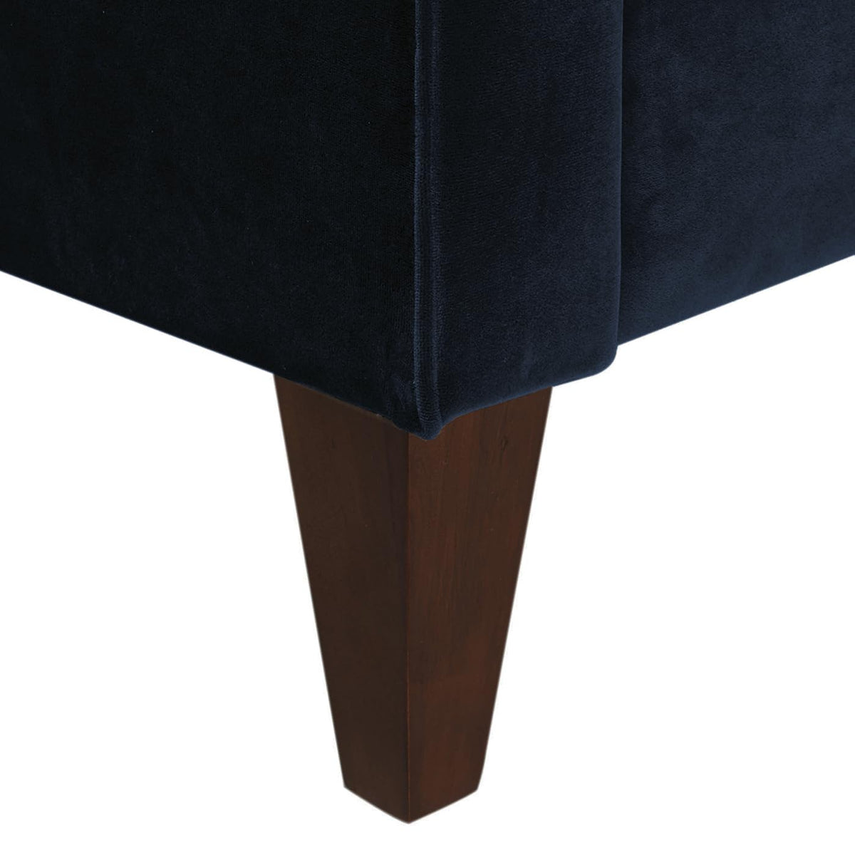 Dark Navy Blue Performance Velvet Tufted Sofa A303638