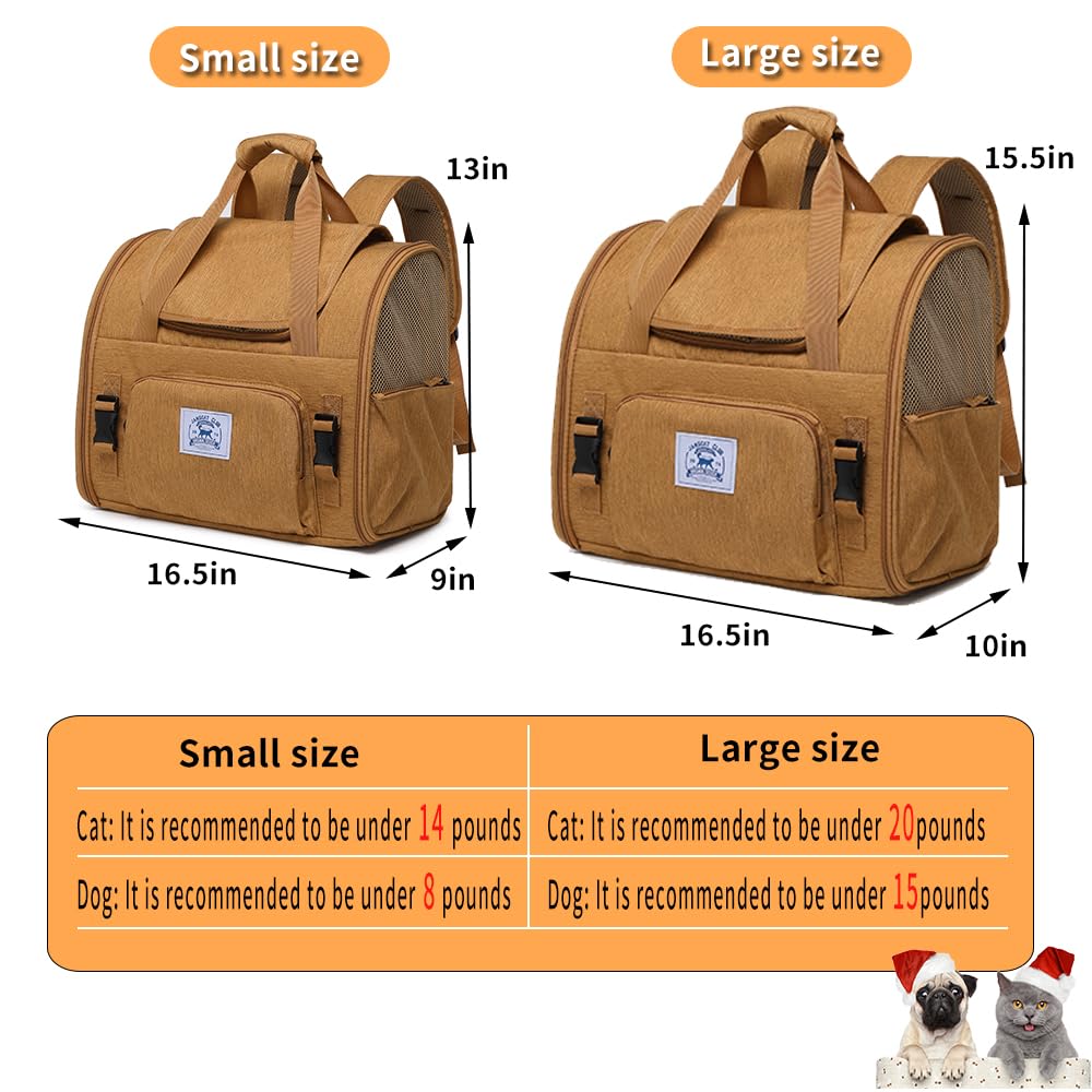 Breathable Collapsible Pet Backpack Carrier W16787