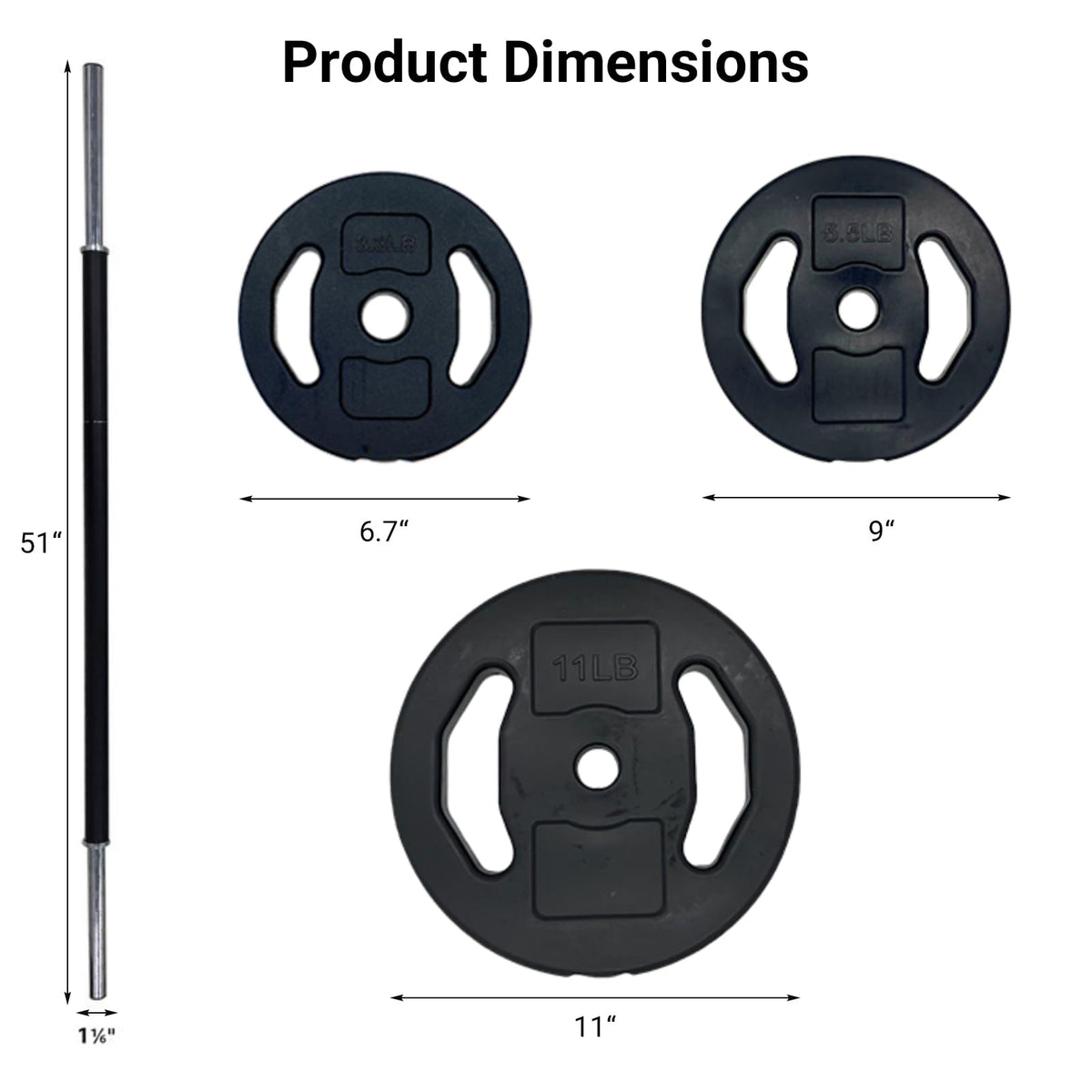 Adjustable Barbell Weight Set G35063