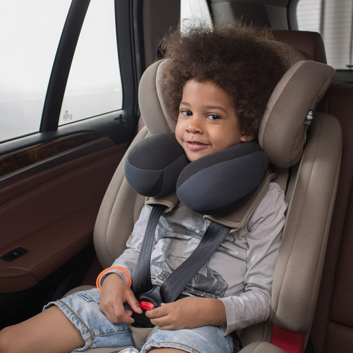Kids Travel Neck Pillow Black Z812121