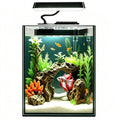 1.5 Gallon Glass Betta Aquarium Starter Kit with LED Light and Power Filter V314