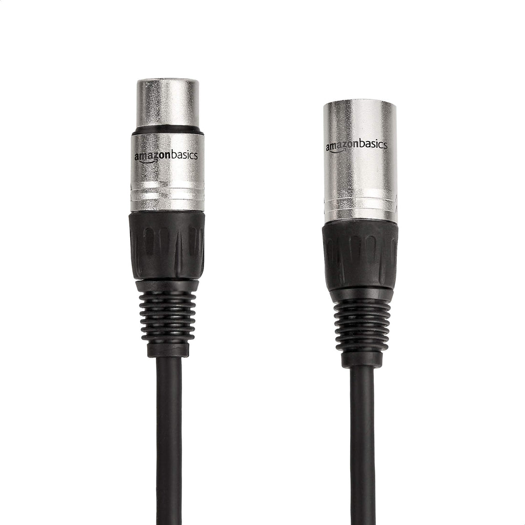 2-Pack 15 Foot Black XLR Microphone Cable O3483