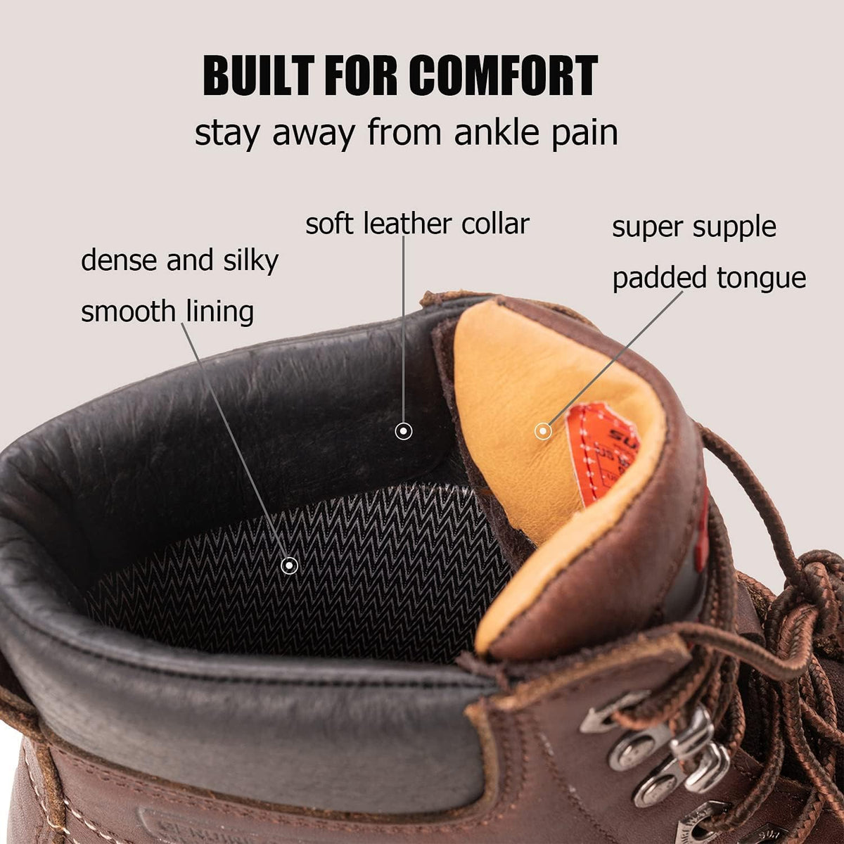 Heavy Duty Soft Composite Steel Toe Work Boots G396