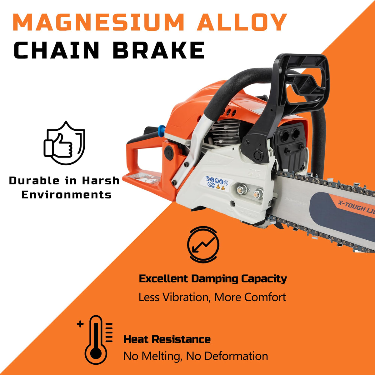 68cc Gas Powered Chainsaw J4243