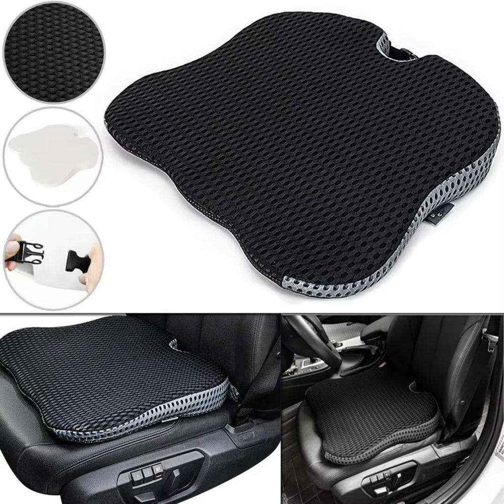 Memory Foam Grey Car Seat Booster Cushion X380625