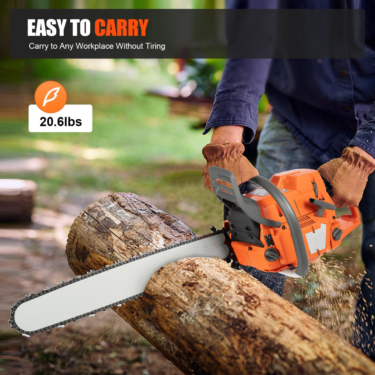 72CC 5.3HP 24" Gas Chainsaw A739