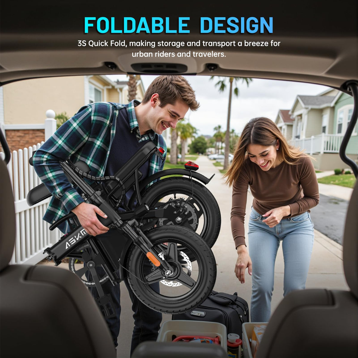 Folding Electric Bike 14" J336752