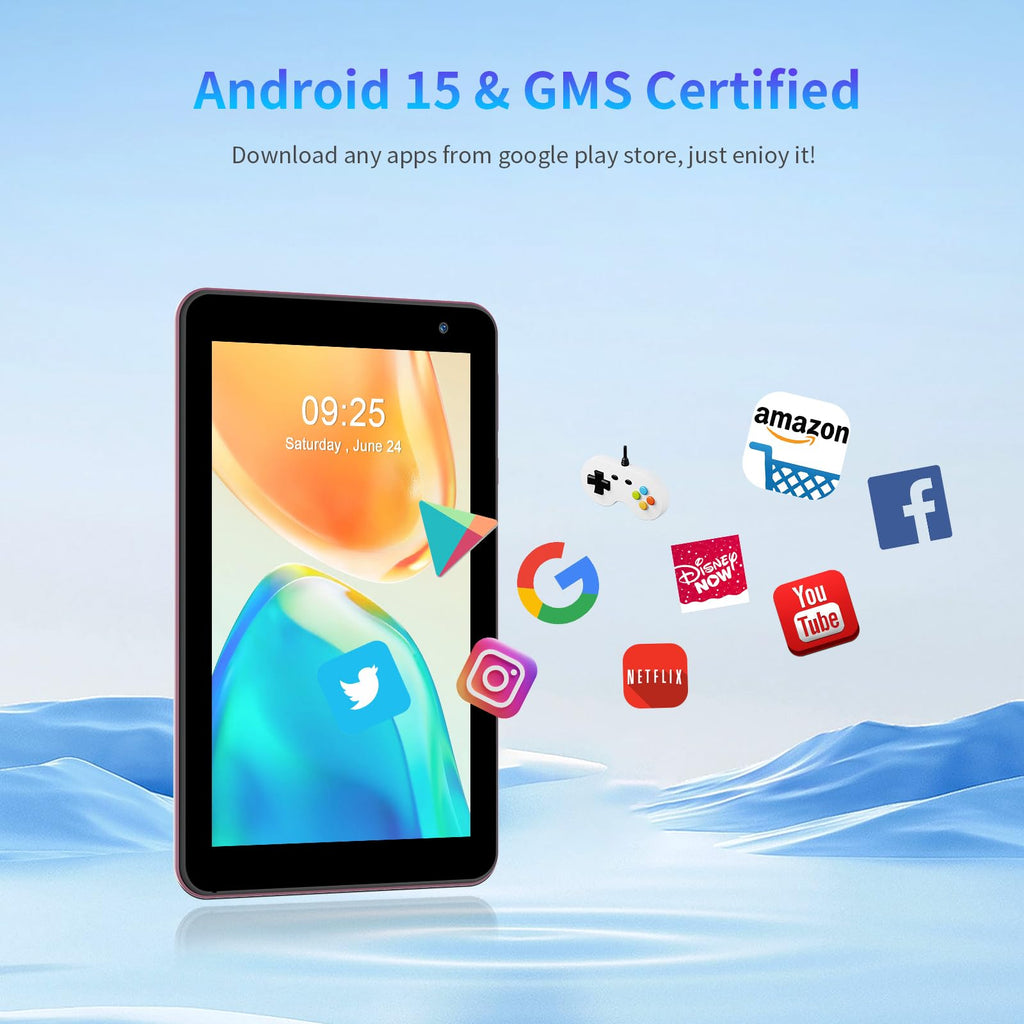 7 inch Android Tablet 8GB RAM 32GB ROM Pink K324359