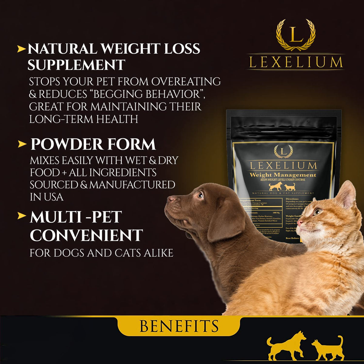Weight Management Powder for Dogs and Cats X183085