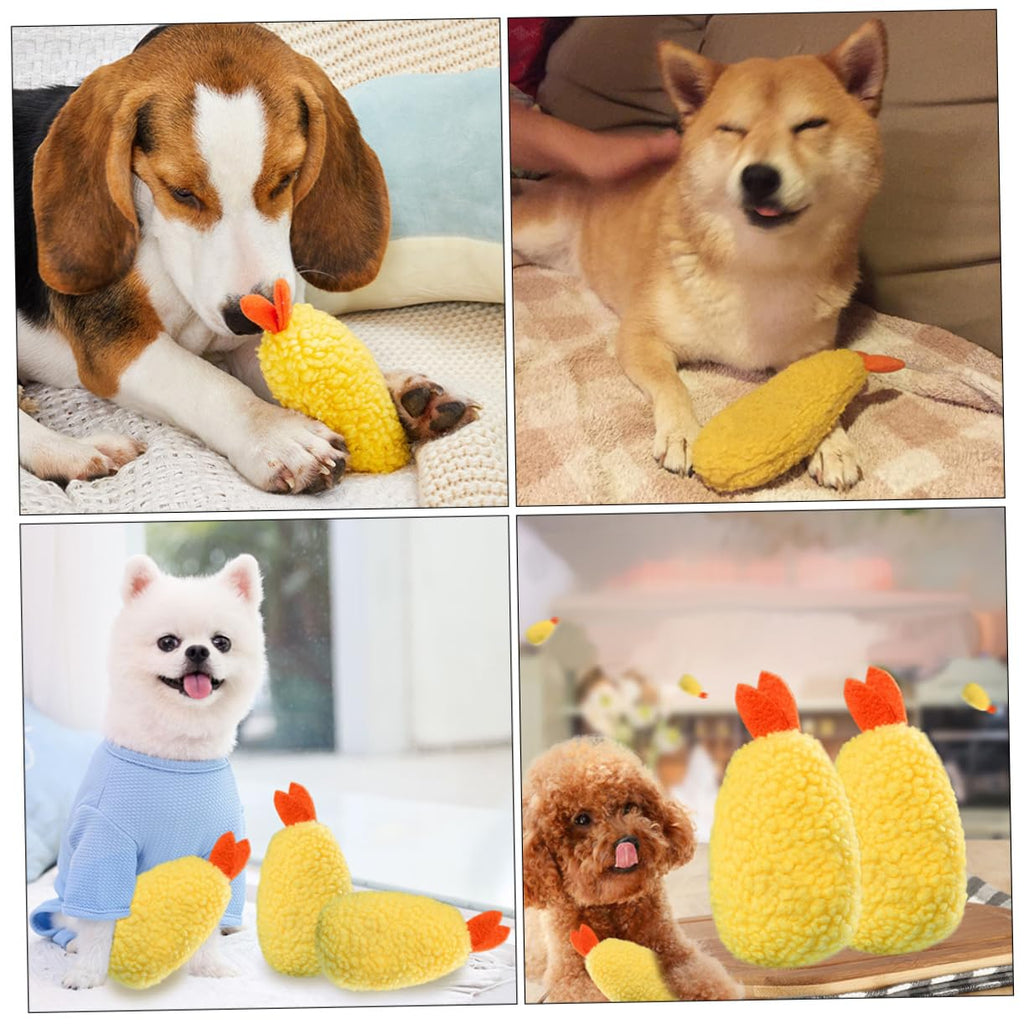 2 Pack Plush Squeaky Dog Toy K5287