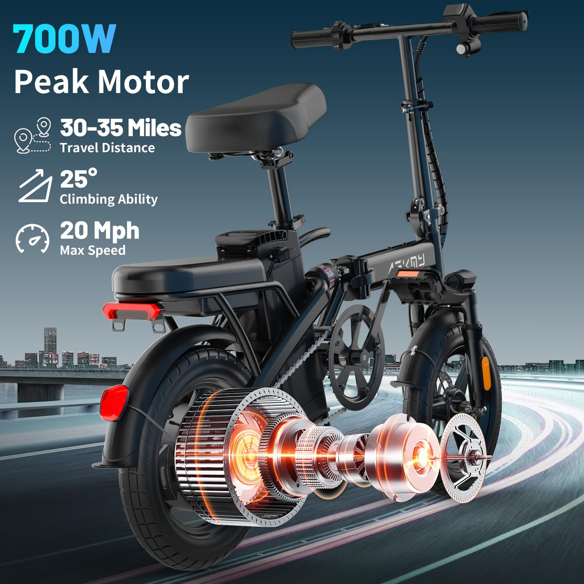 Folding Electric Bike 14" J336752