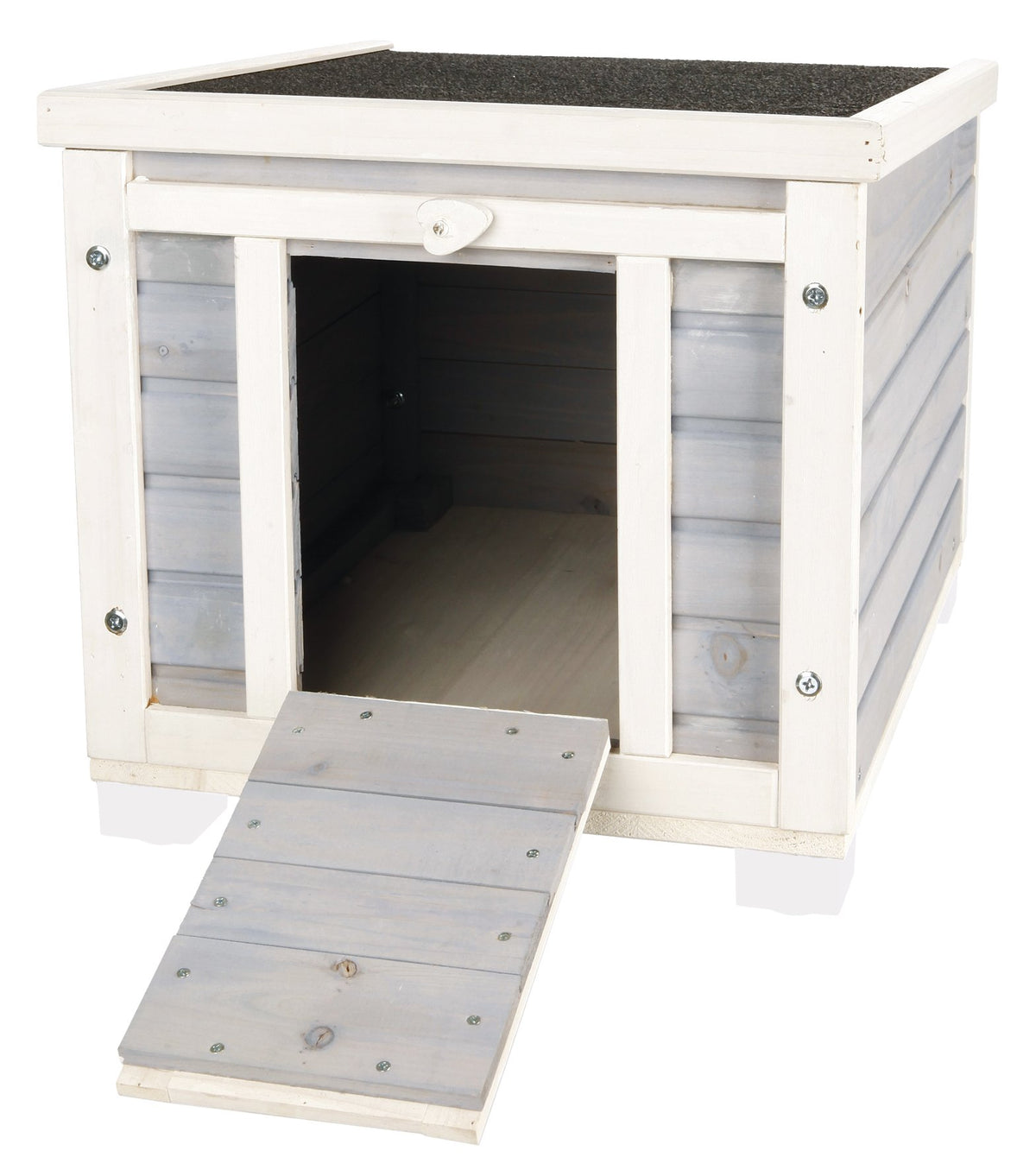 Small Outdoor Cat House with Raised Floor B161
