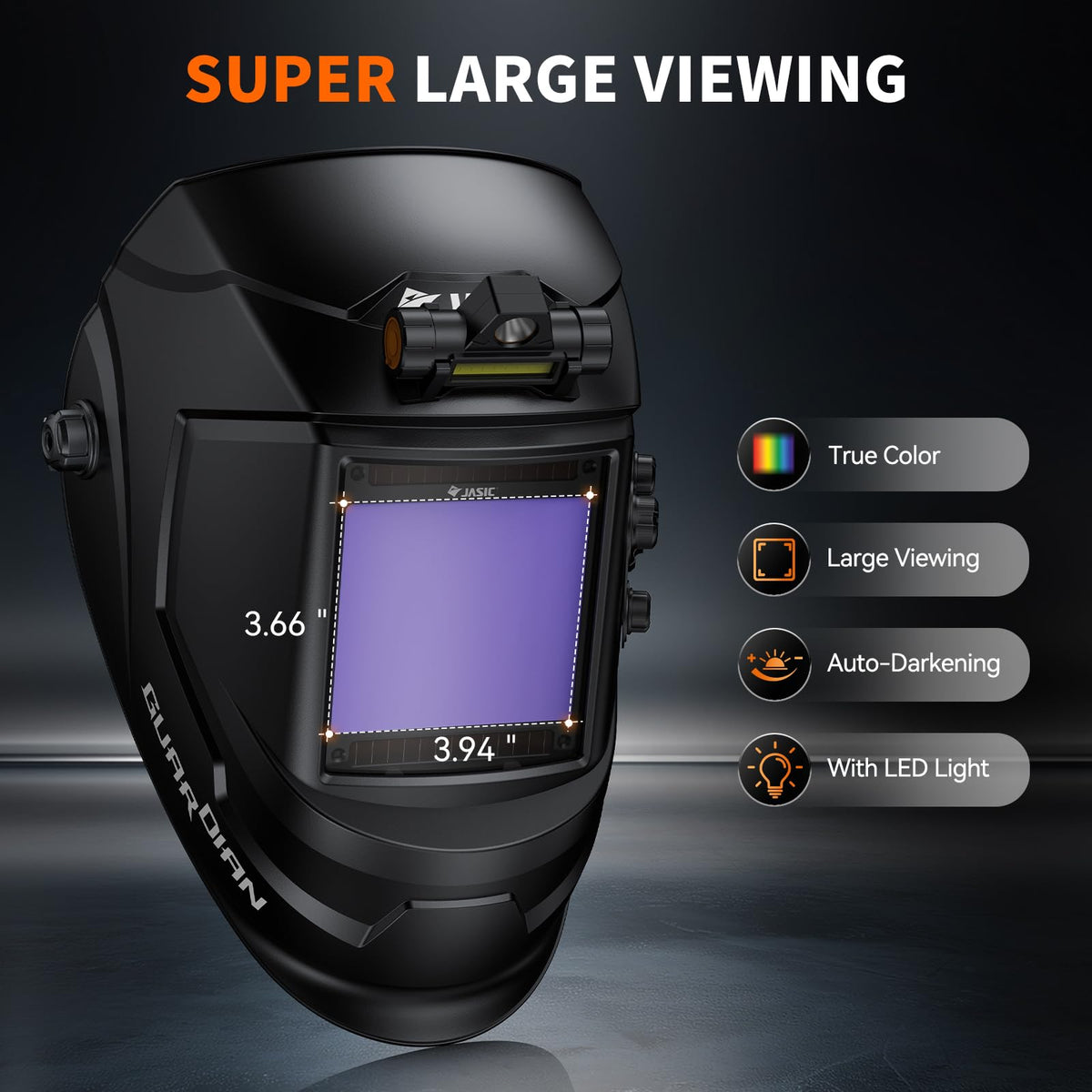 Auto Darkening Welding Helmet with Light U3785