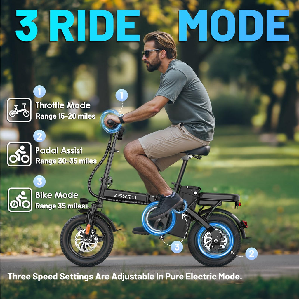 Folding Electric Bike 14" J336752