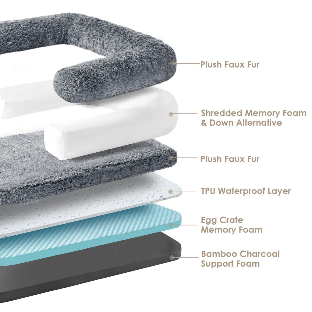Foldable Orthopedic Dog Bed Y7944
