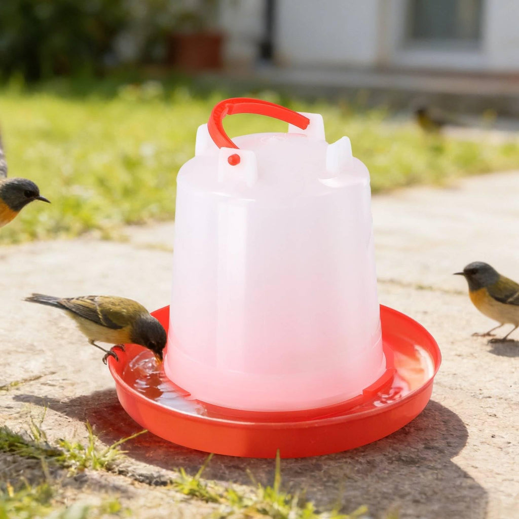4-Pack 1L Poultry Waterer with Handle G16639