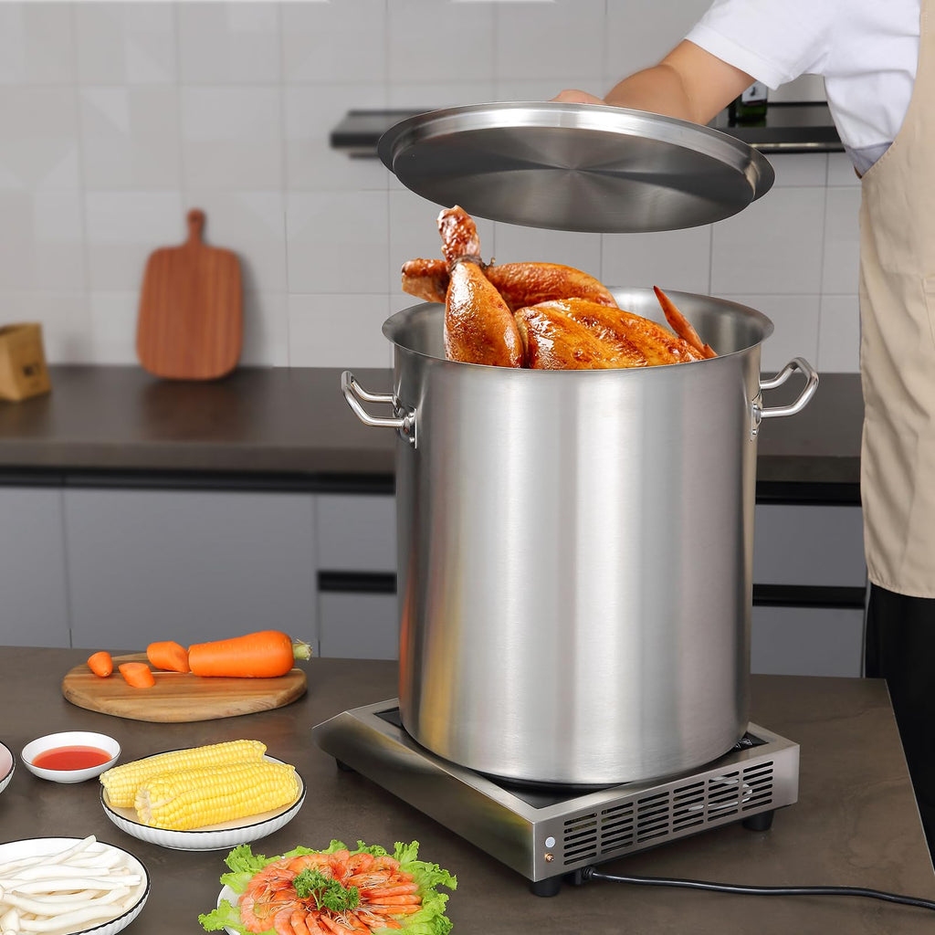 18/8 Stainless Steel 42QT Stockpot T1168