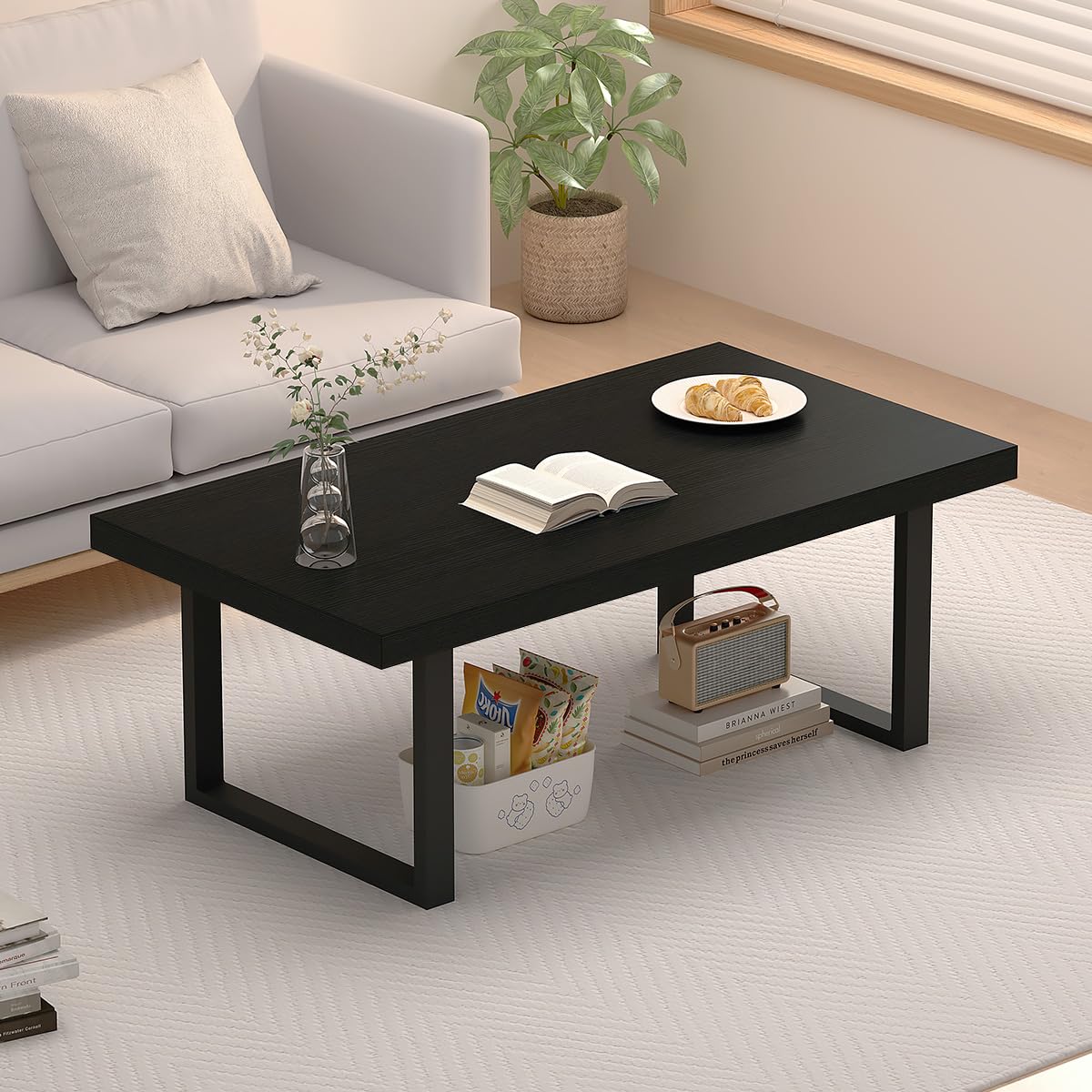 Black Wood Coffee Table A497
