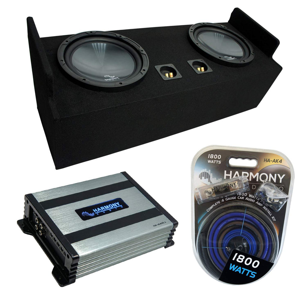 Dual 12" Sub Box Amp and Wire Kit D67235
