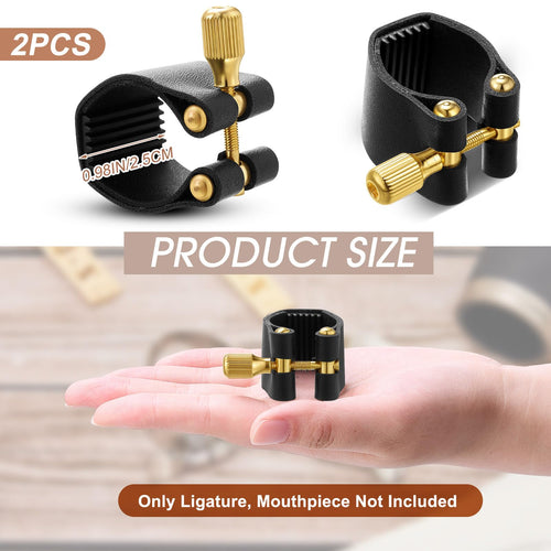 2 Pcs Alto Sax Ligature Q422058