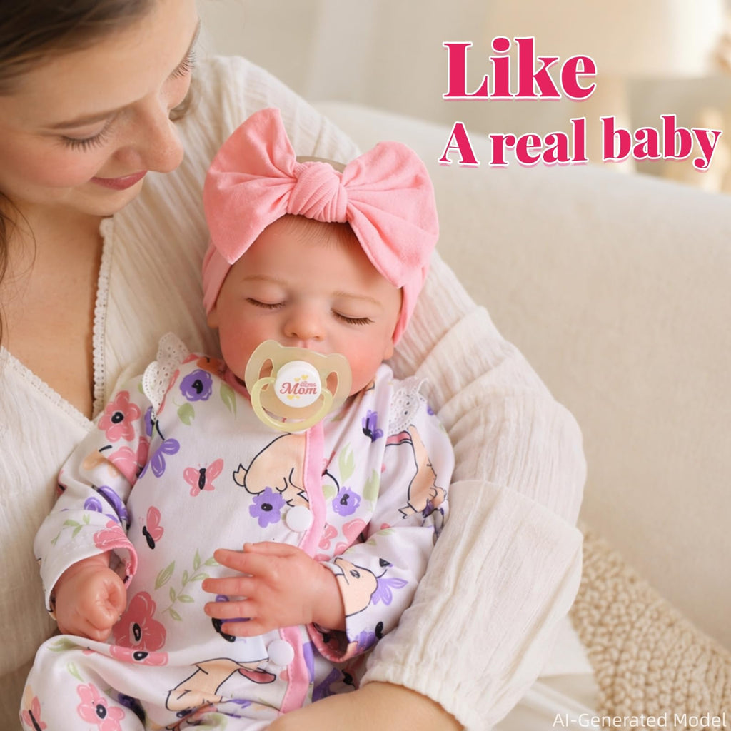 20 Inch Closed-Eye Reborn Baby Doll G920