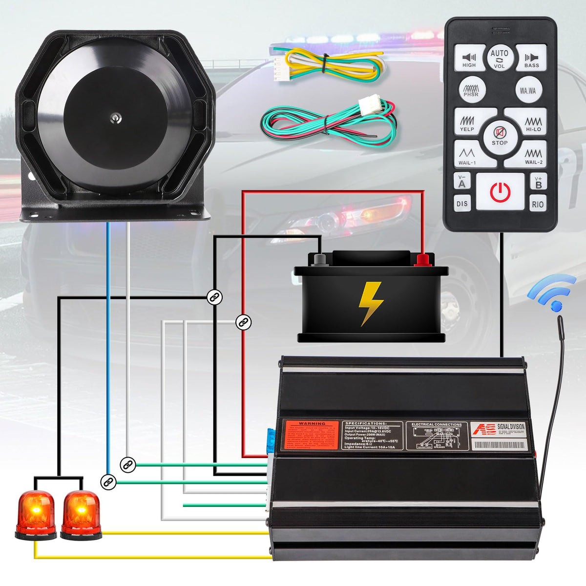 Emergency Siren Pa System I2655